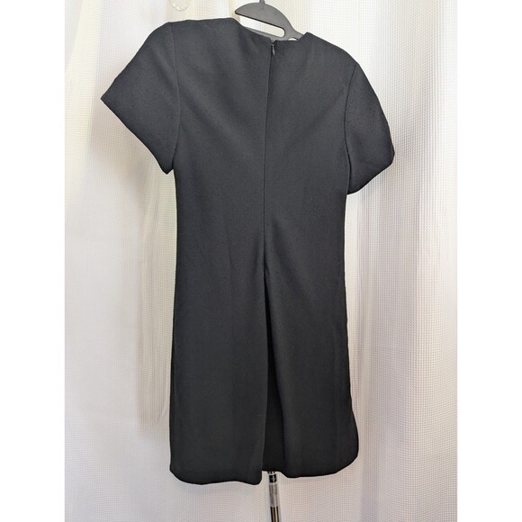 Phillip Lim 3.1 Little Black Dress Split Hem Sz 4 Sheath Luxury Designer (C12) - Picture 3 of 7